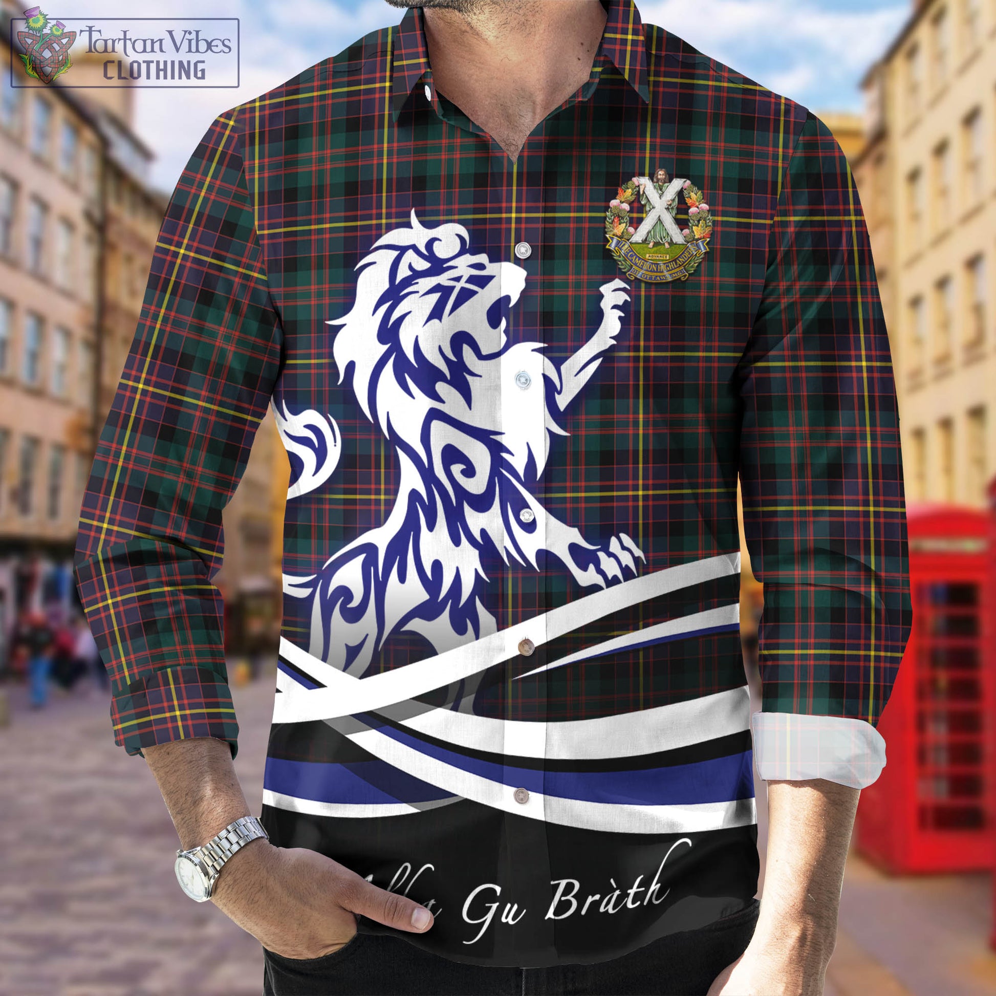 cameron-highlanders-of-ottawa-tartan-long-sleeve-button-up-shirt-with-alba-gu-brath-regal-lion-emblem