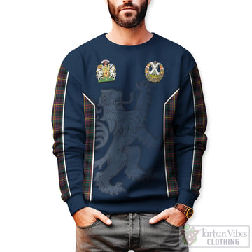 Cameron Highlanders of Ottawa Tartan Sweater with Family Crest and Lion Rampant Vibes Sport Style