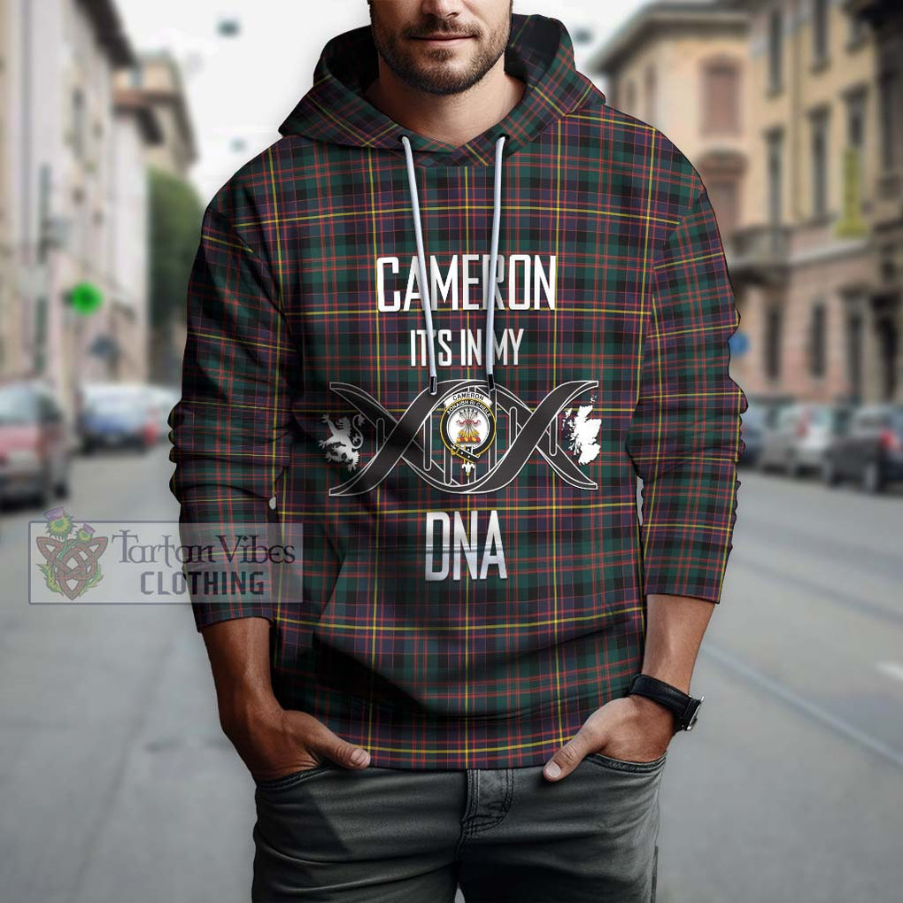 Cameron Highlanders of Ottawa Tartan Hoodie with Family Crest DNA In Me Style Pullover Hoodie - Tartanvibesclothing Shop