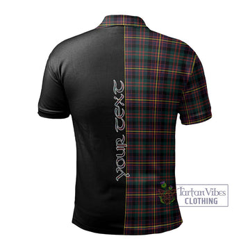 Cameron Highlanders of Ottawa Tartan Polo Shirt with Family Crest and Half Of Me Style