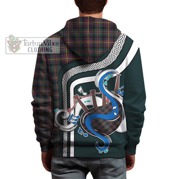 Cameron Highlanders of Ottawa Tartan Hoodie with Epic Bagpipe Style