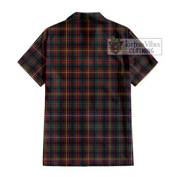 Cameron Highlanders of Ottawa Tartan Short Sleeve Button Shirt with Family Crest DNA In Me Style