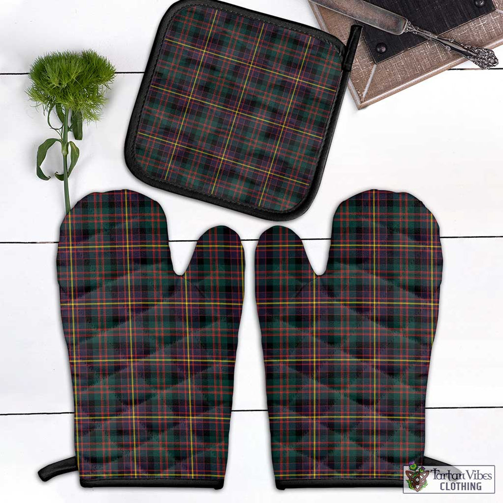 Cameron Highlanders of Ottawa Tartan Combo Oven Mitt & Pot-Holder Combo 1 Oven Mitt & 1 Pot-Holder Black - Tartan Vibes Clothing