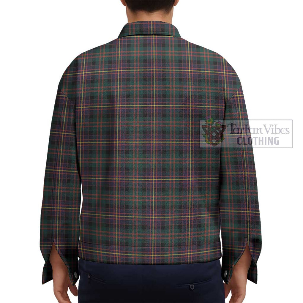 Cameron Highlanders of Ottawa Tartan Unisex Lapel Cotton Jacket - Tartan Vibes Clothing