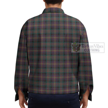 Cameron Highlanders of Ottawa Tartan Unisex Lapel Cotton Jacket