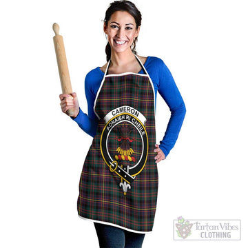 Cameron Highlanders of Ottawa Tartan Apron with Family Crest