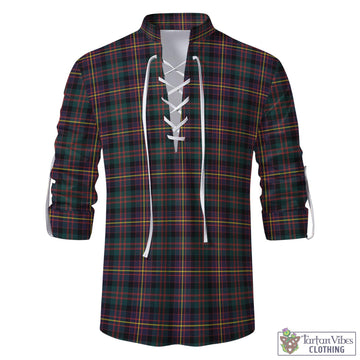 Cameron Highlanders of Ottawa Tartan Men's Scottish Traditional Jacobite Ghillie Kilt Shirt