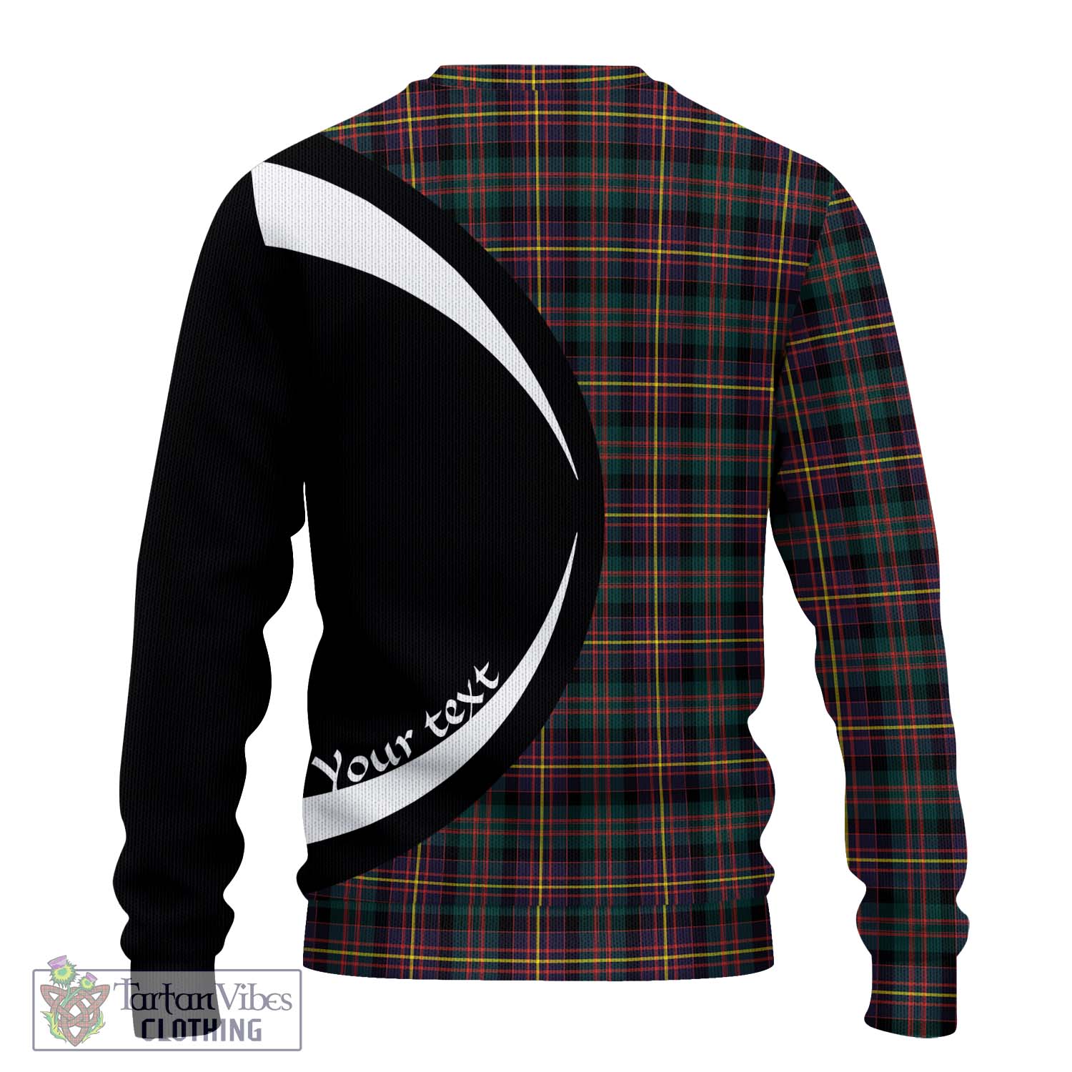 Cameron Highlanders of Ottawa Tartan Ugly Sweater with Family Crest Circle Style - Tartan Vibes Clothing