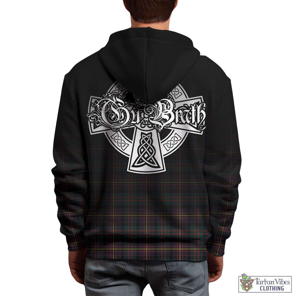 Tartan Vibes Clothing Cameron Highlanders of Ottawa Tartan Hoodie Featuring Alba Gu Brath Family Crest Celtic Inspired