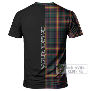 Cameron Highlanders of Ottawa Tartan T-Shirt with Family Crest and Half Of Me Style