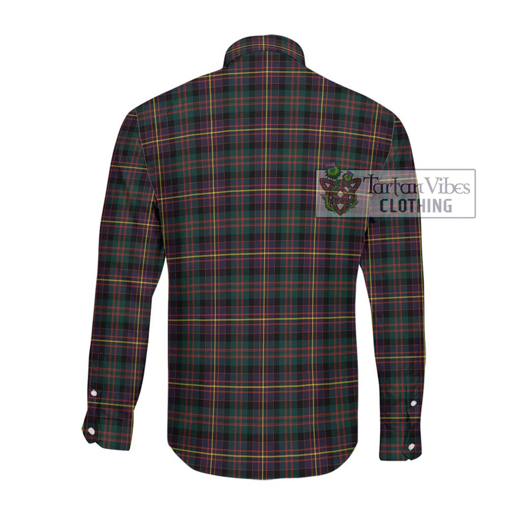 Cameron Highlanders of Ottawa Tartan Long Sleeve Button Shirt with Family Crest DNA In Me Style - Tartanvibesclothing Shop