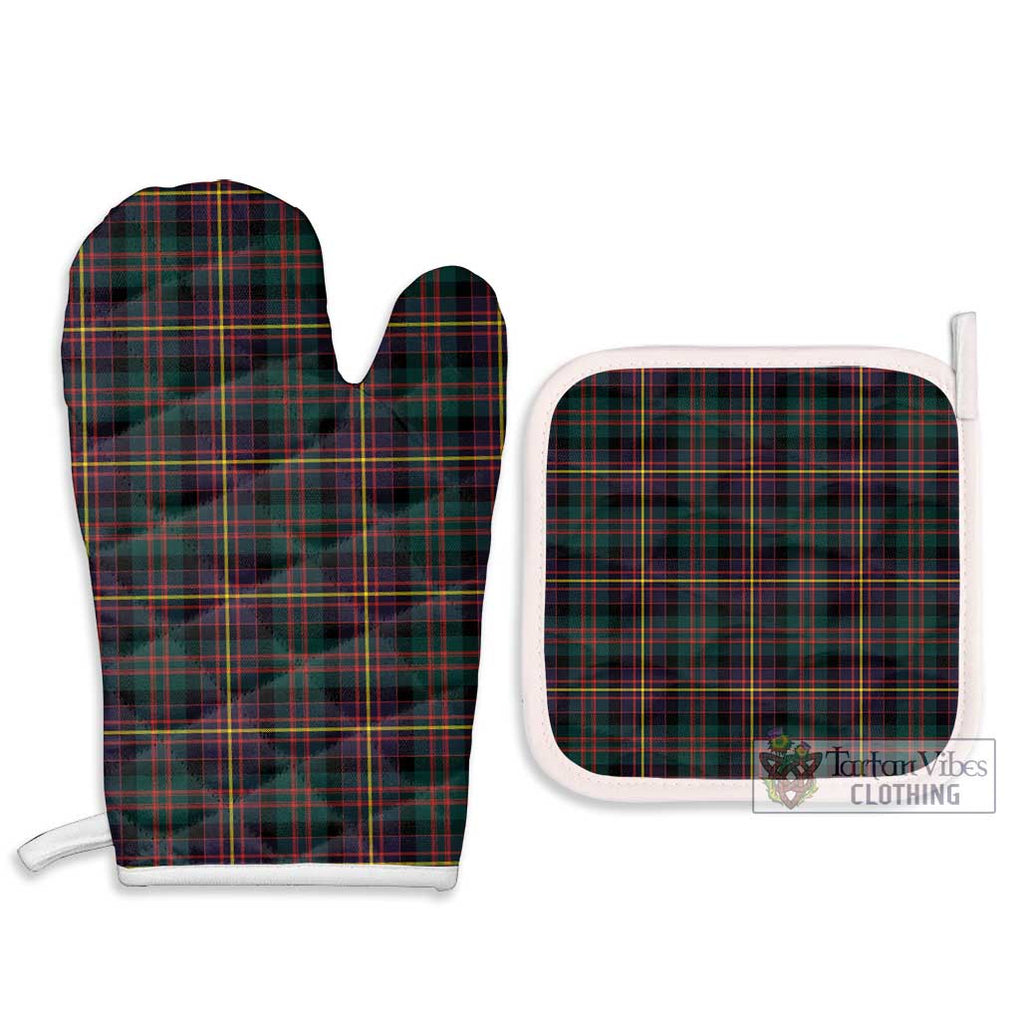 Cameron Highlanders of Ottawa Tartan Combo Oven Mitt & Pot-Holder Combo 1 Oven Mitt & 2 Pot-Holder White - Tartan Vibes Clothing