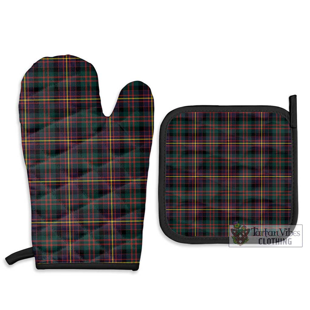 Cameron Highlanders of Ottawa Tartan Combo Oven Mitt & Pot-Holder Combo 1 Oven Mitt & 2 Pot-Holder Black - Tartan Vibes Clothing