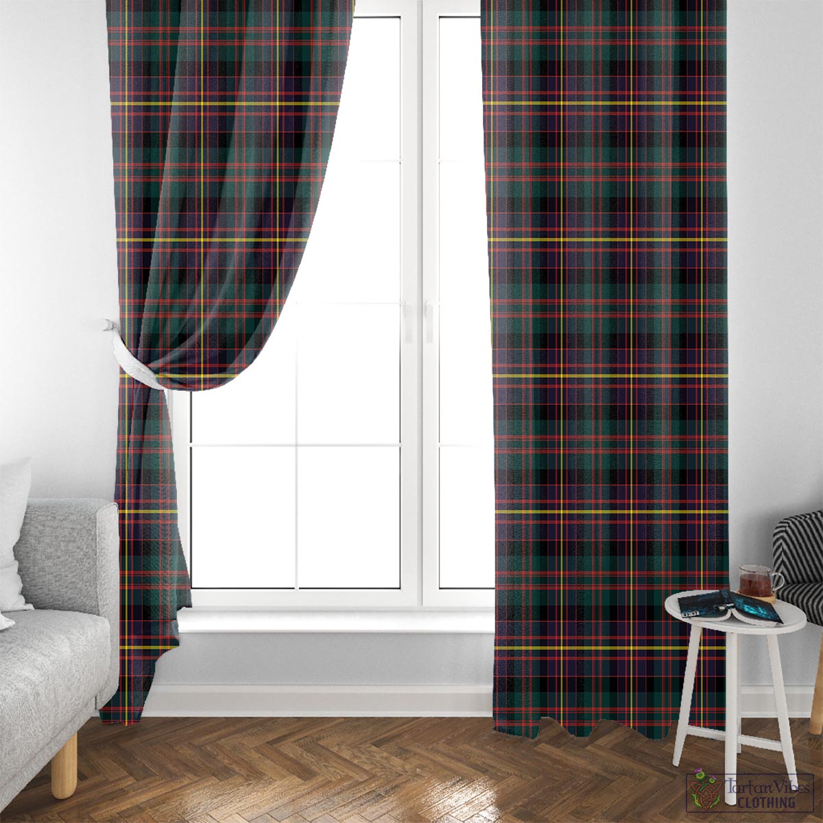 Cameron Highlanders of Ottawa Tartan Window Curtain