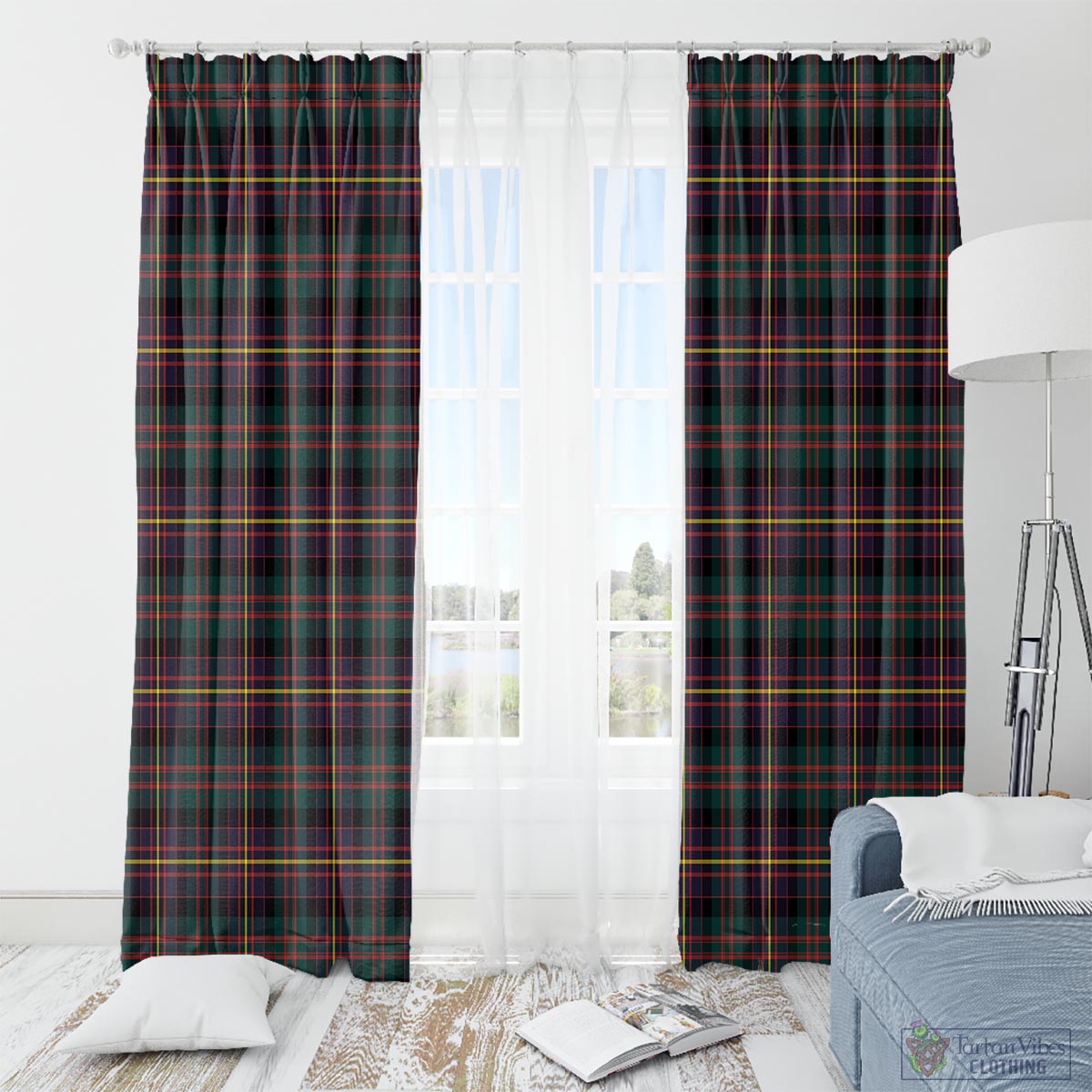 Cameron Highlanders of Ottawa Tartan Window Curtain