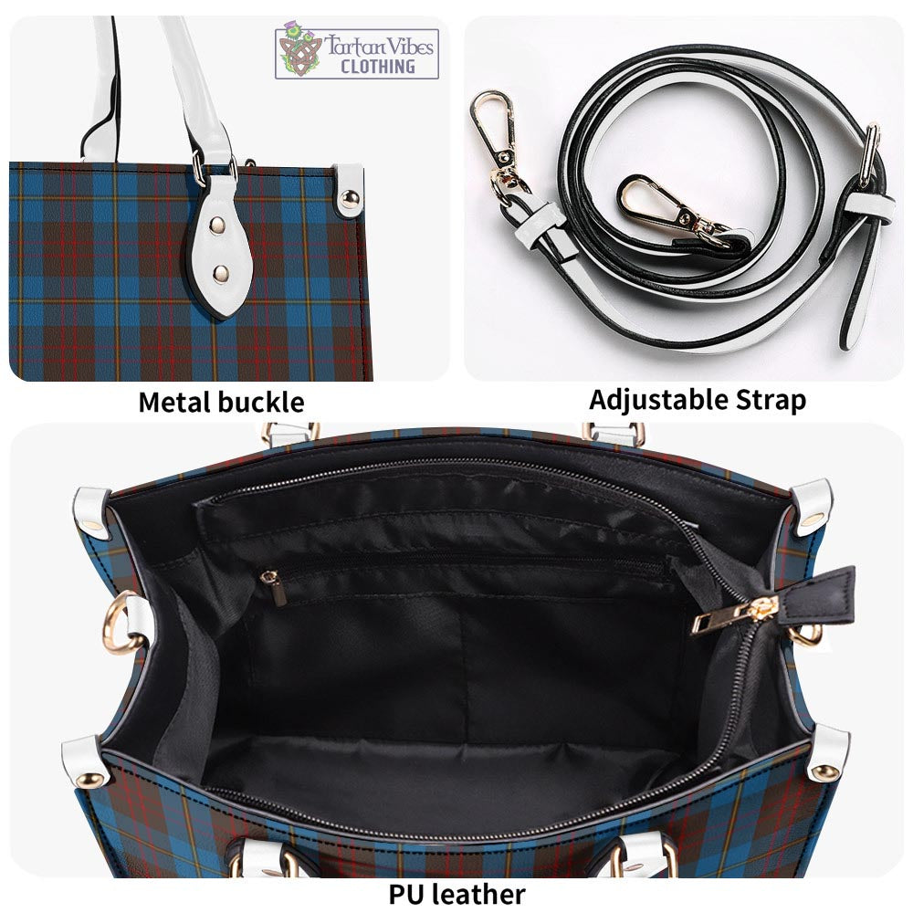 Tartan Vibes Clothing Cameron Hunting Tartan Luxury Leather Handbags