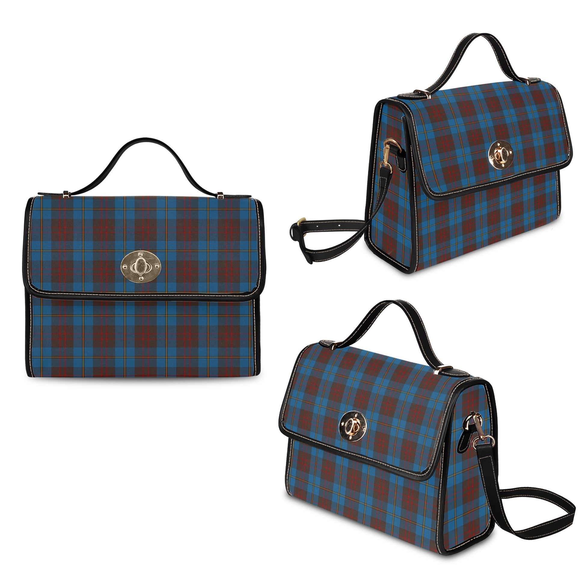 cameron-hunting-tartan-leather-strap-waterproof-canvas-bag