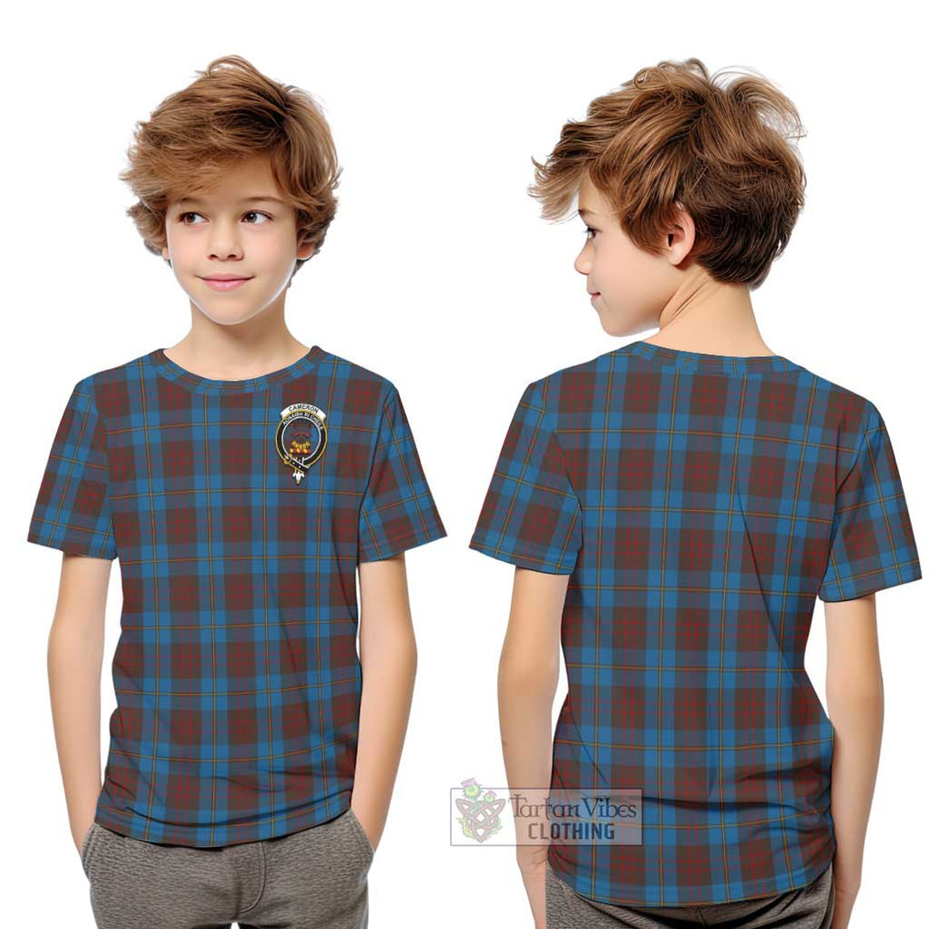 Cameron Hunting Tartan Kid T-Shirt with Family Crest Youth XL Size14 - Tartanvibesclothing Shop