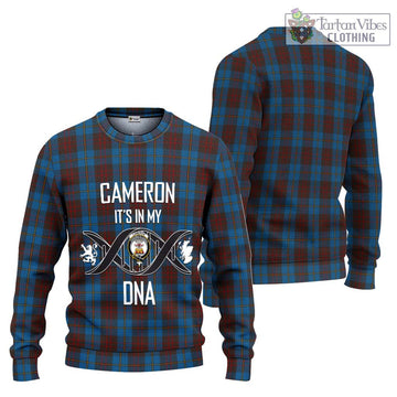 Cameron Hunting Tartan Ugly Sweater with Family Crest DNA In Me Style