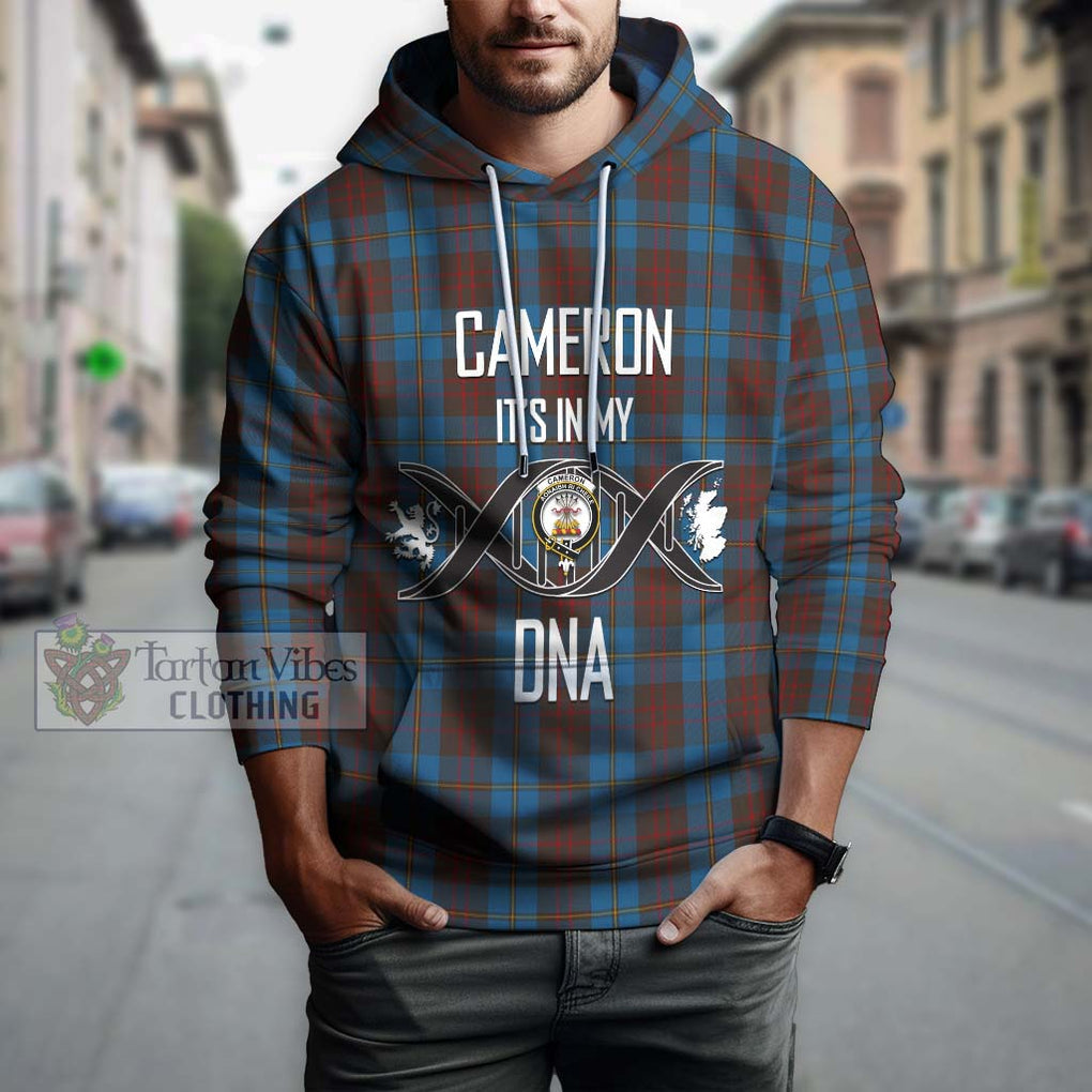 Cameron Hunting Tartan Hoodie with Family Crest DNA In Me Style Pullover Hoodie - Tartanvibesclothing Shop