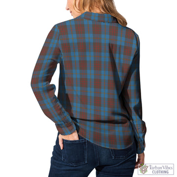 Cameron Hunting Tartan Womens Casual Shirt