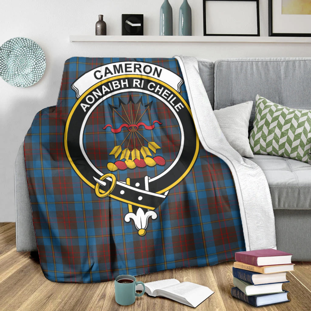 cameron-hunting-tartab-blanket-with-family-crest