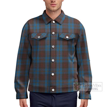 Cameron Hunting Tartan Unisex Lapel Cotton Jacket