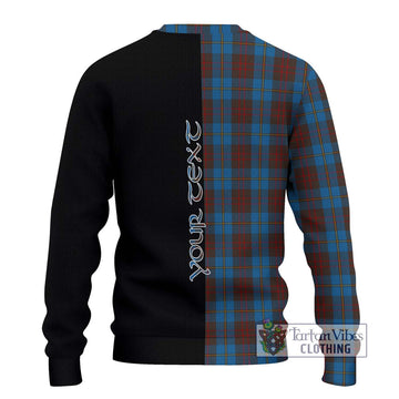 Cameron Hunting Tartan Ugly Sweater with Family Crest and Half Of Me Style