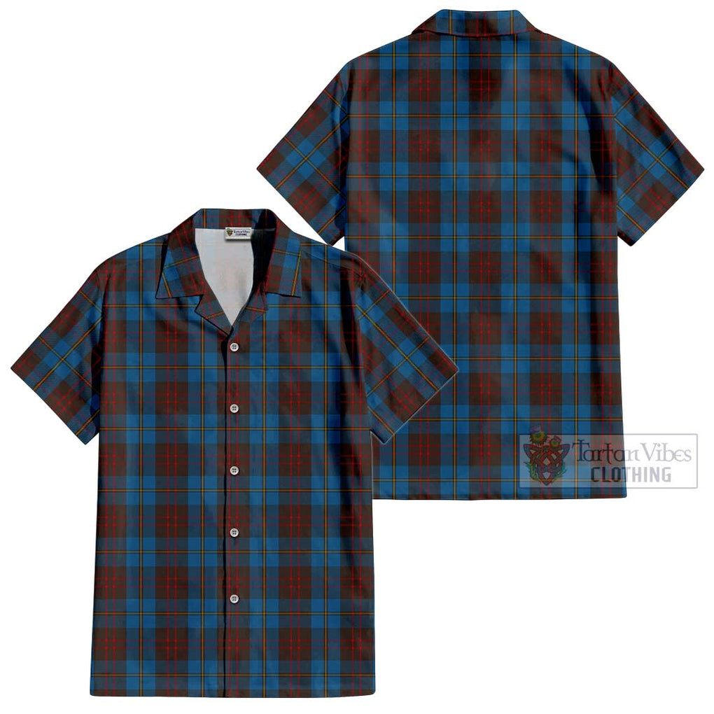 Cameron Hunting Tartan Cotton Hawaiian Shirt Kid - Tartanvibesclothing Shop