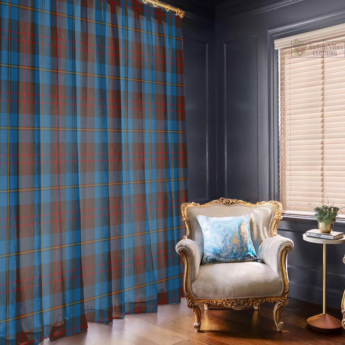 Cameron Hunting Tartan Window Curtain