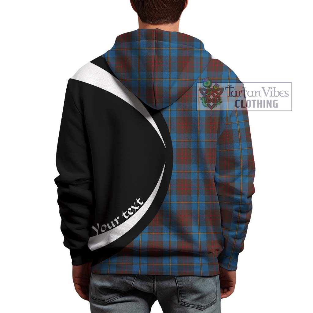 Tartan Vibes Clothing Cameron Hunting Tartan Hoodie with Family Crest Circle Style