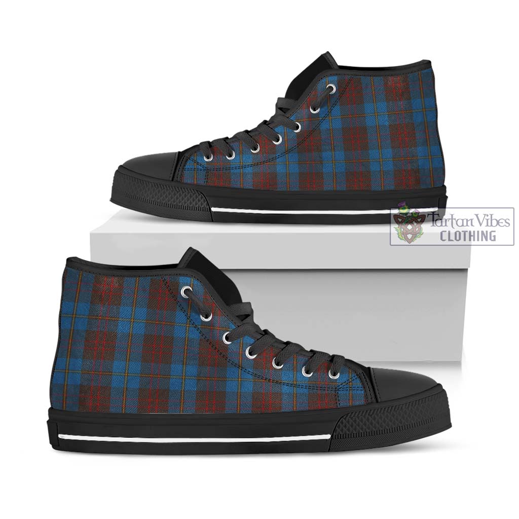 Tartan Vibes Clothing Cameron Hunting Tartan High Top Shoes