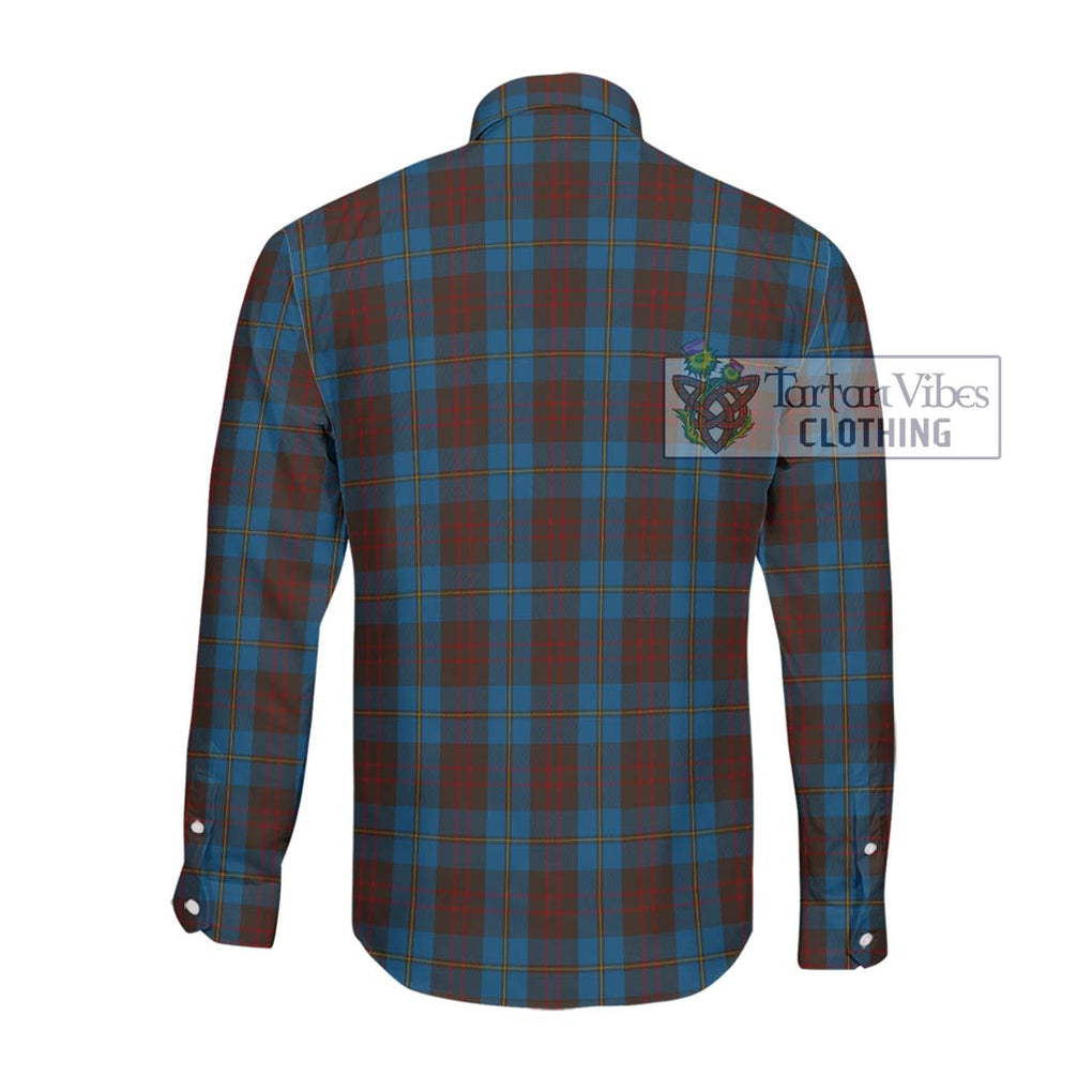 Cameron Hunting Tartan Long Sleeve Button Shirt with Family Crest DNA In Me Style - Tartanvibesclothing Shop