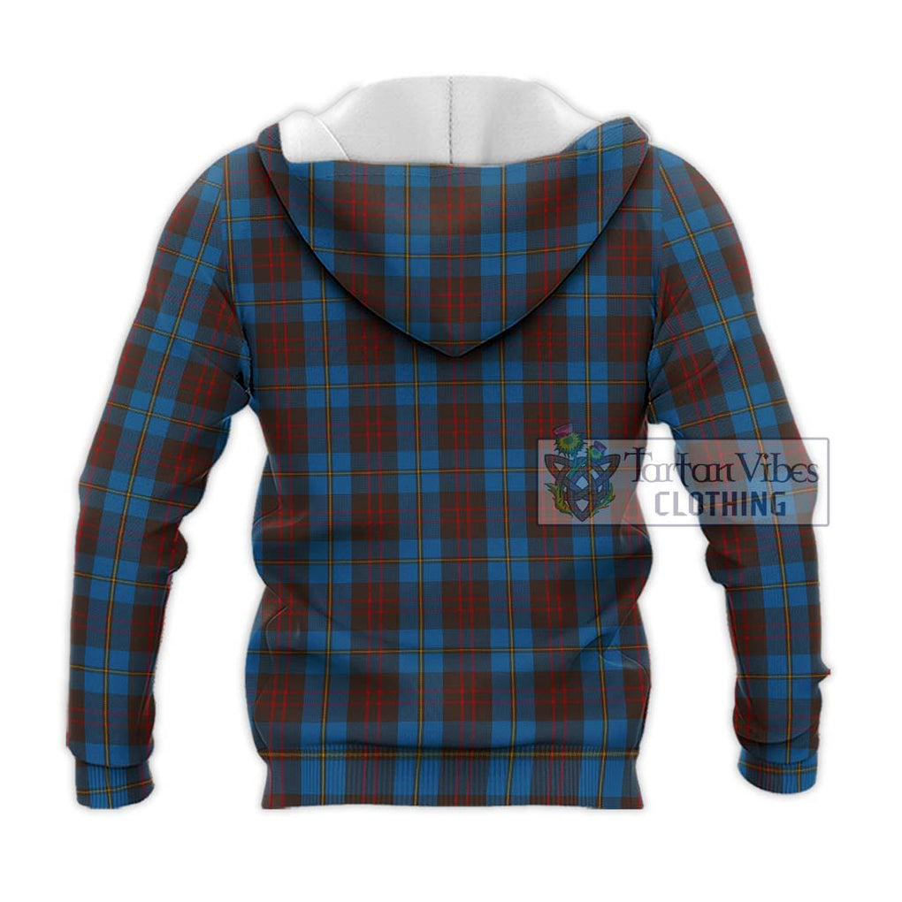 Cameron Hunting Tartan Knitted Hoodie with Family Crest DNA In Me Style - Tartanvibesclothing Shop