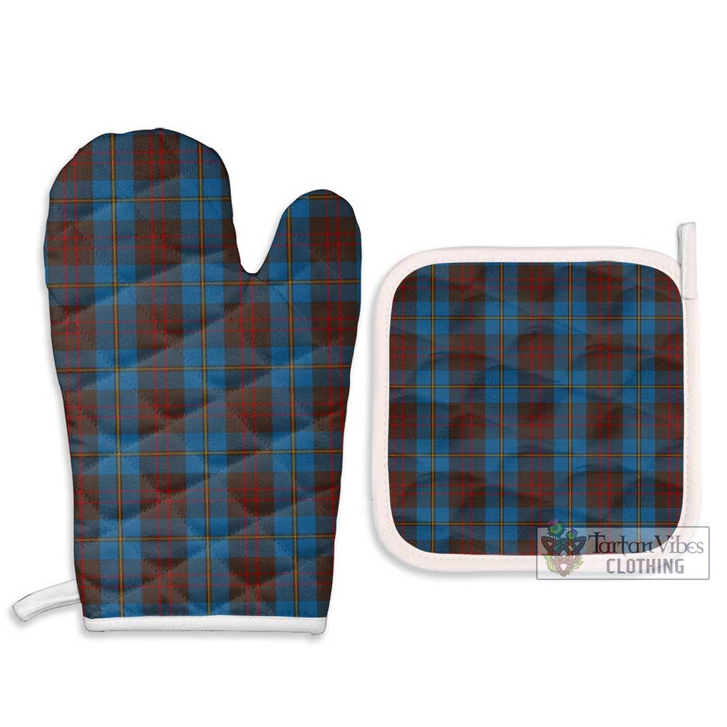 Cameron Hunting Tartan Combo Oven Mitt & Pot-Holder Combo 1 Oven Mitt & 2 Pot-Holder White - Tartan Vibes Clothing