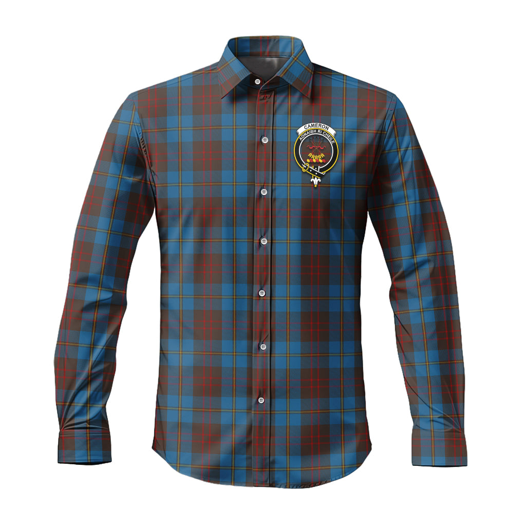 cameron-hunting-tartan-long-sleeve-button-up-shirt-with-family-crest