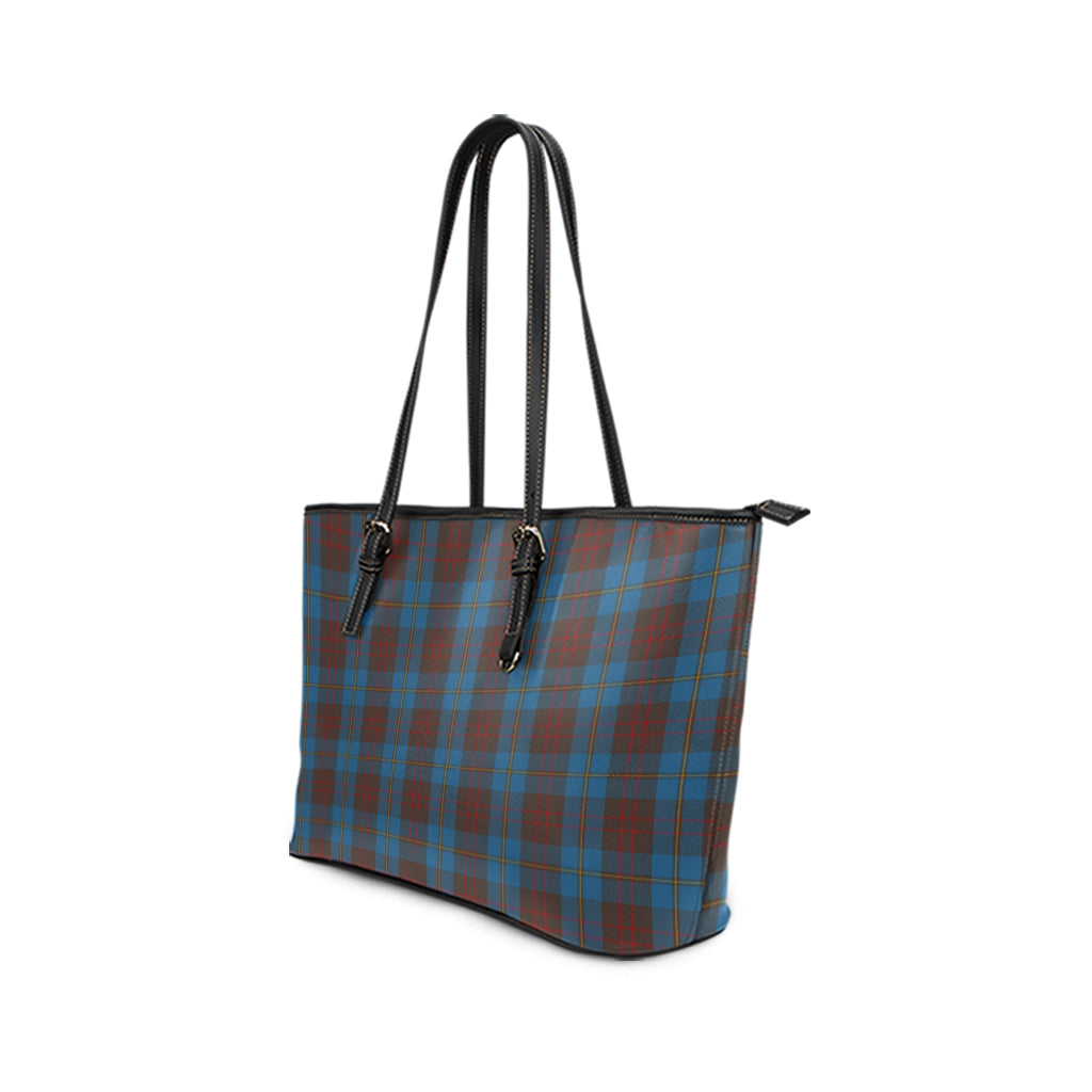 cameron-hunting-tartan-leather-tote-bag