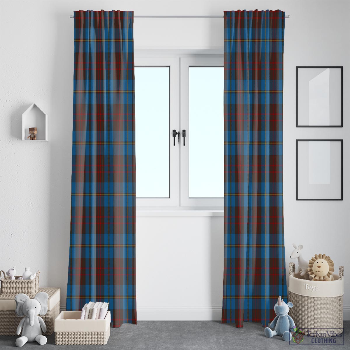 Cameron Hunting Tartan Window Curtain