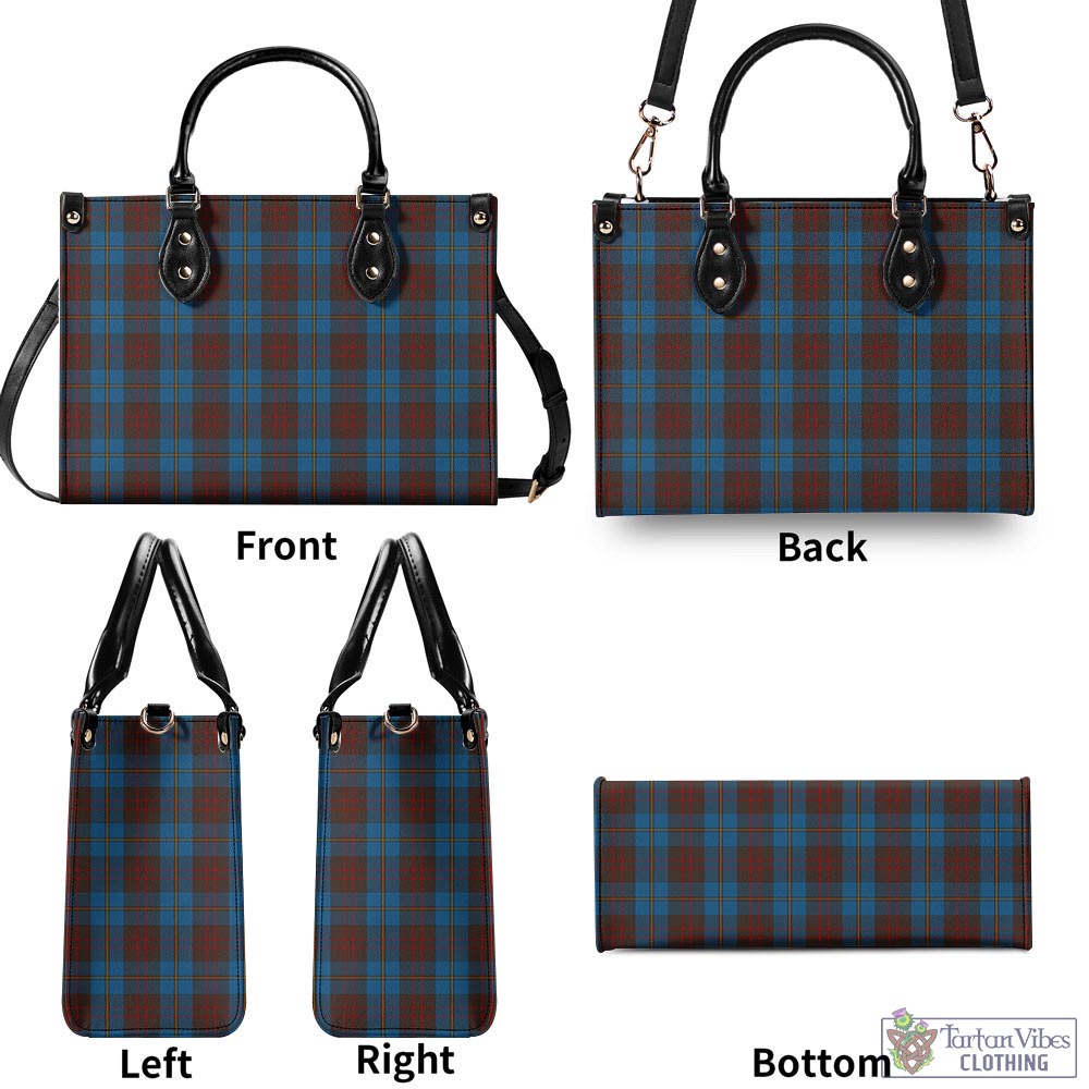 Tartan Vibes Clothing Cameron Hunting Tartan Luxury Leather Handbags