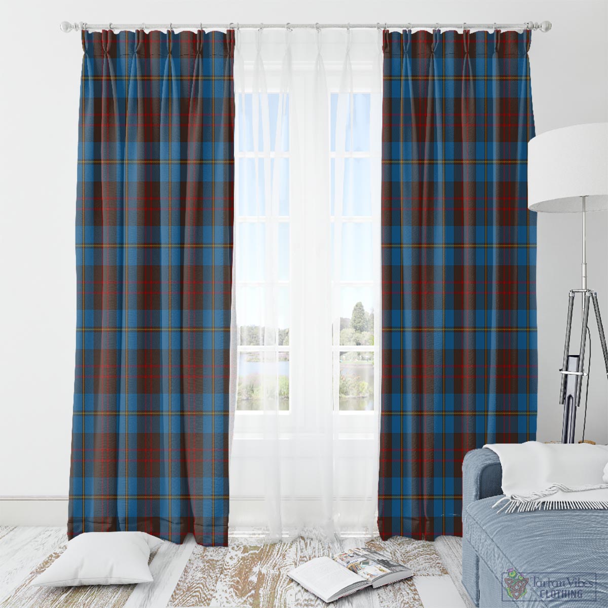 Cameron Hunting Tartan Window Curtain