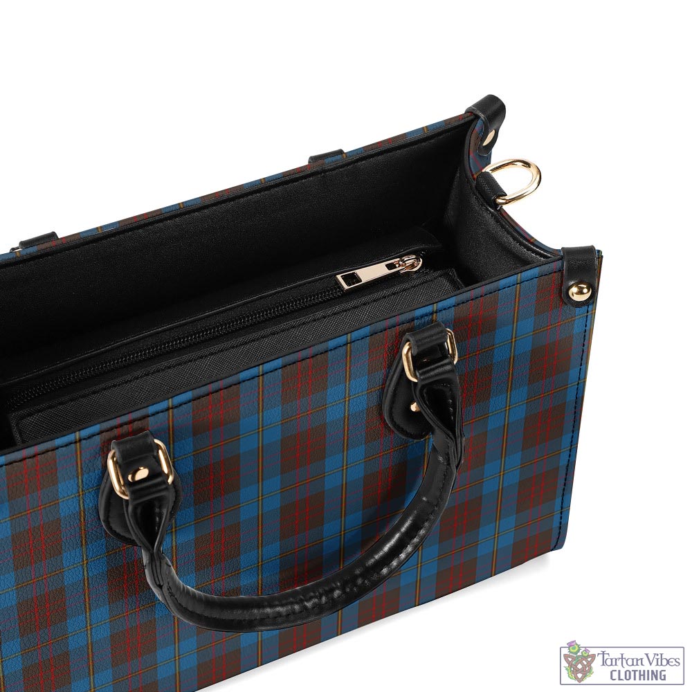 Tartan Vibes Clothing Cameron Hunting Tartan Luxury Leather Handbags