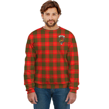 Cameron Modern Tartan Sweatshirt with Family Crest