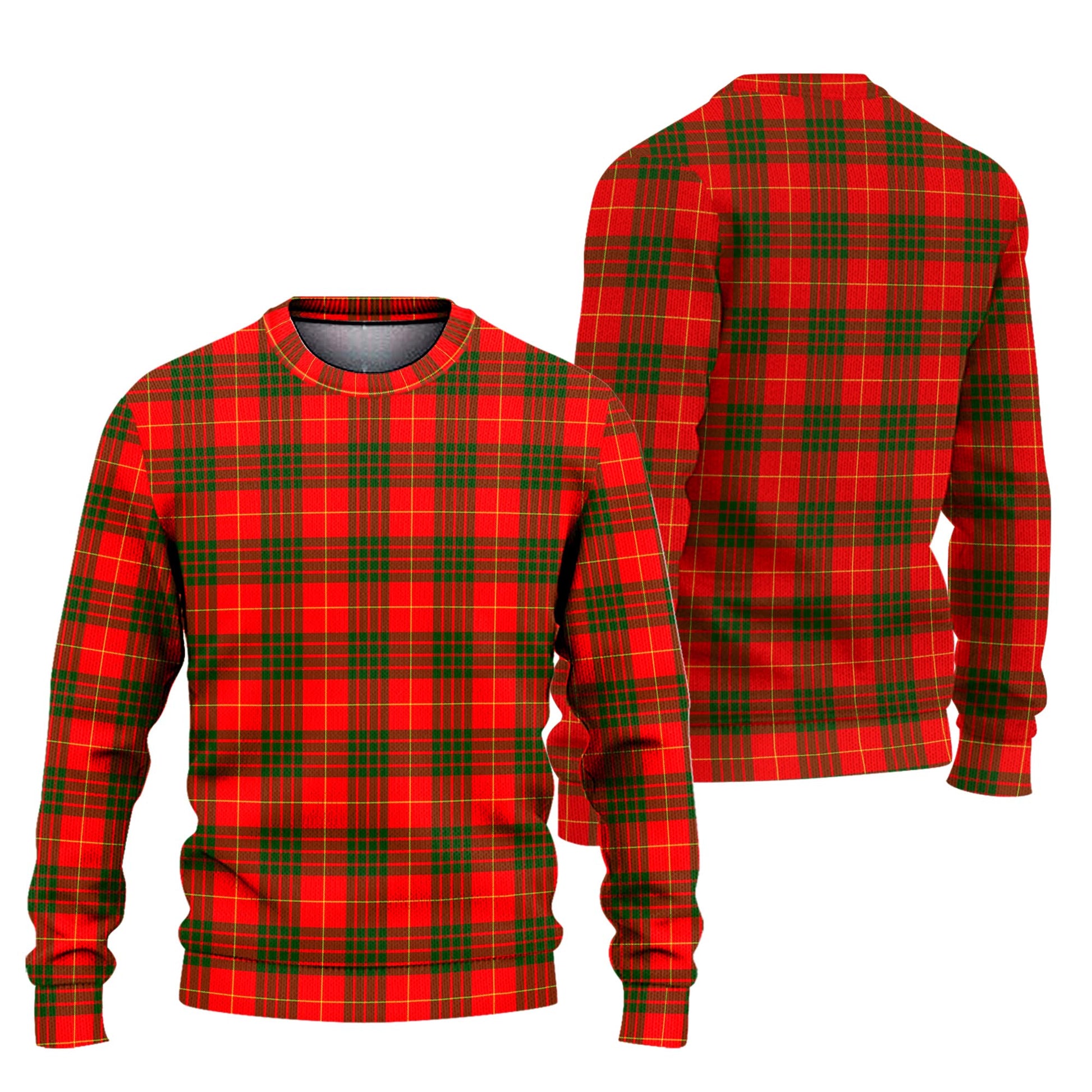 Cameron Modern Tartan Knitted Sweater Unisex - Tartanvibesclothing