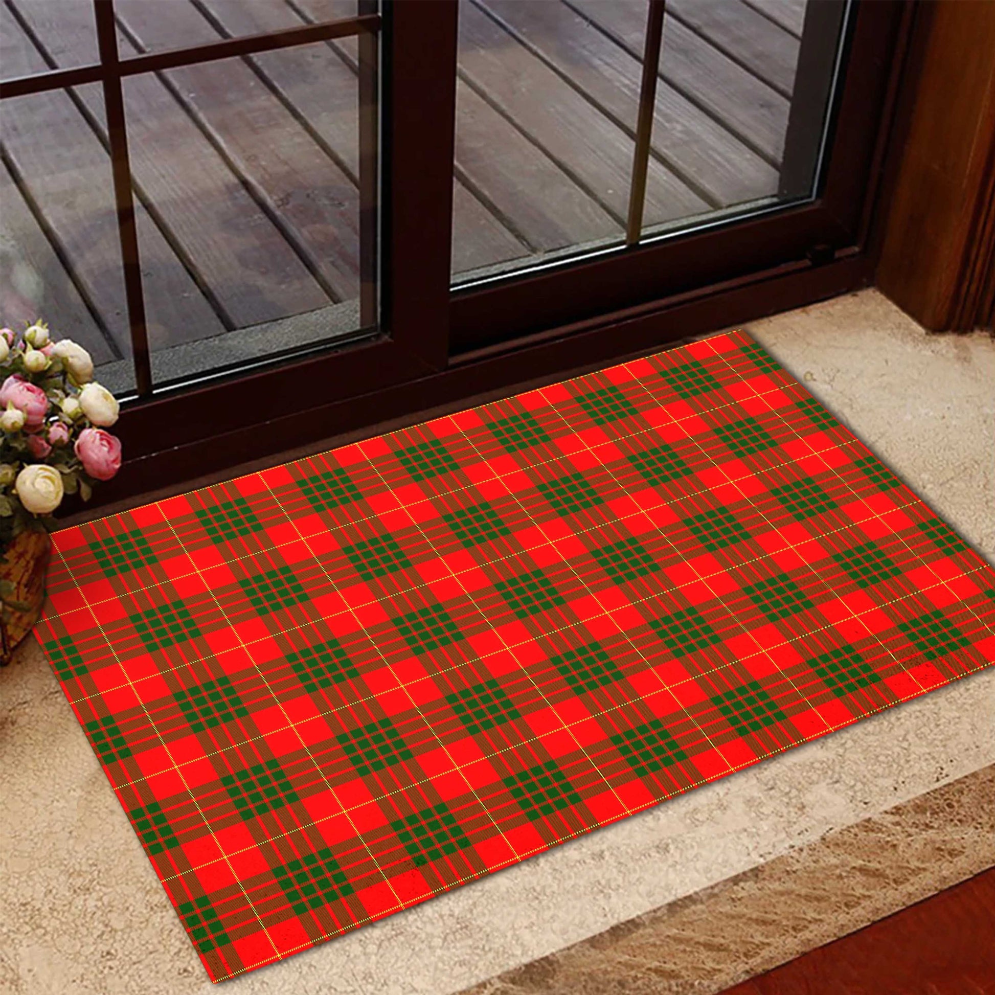 Cameron Modern Tartan Door Mat - Tartanvibesclothing