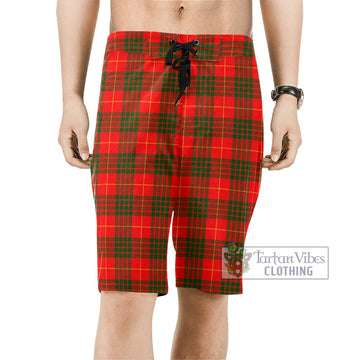 Cameron Modern Tartan Men's Board Shorts