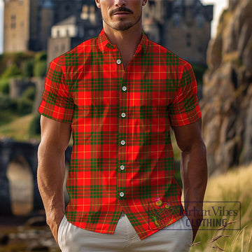 Cameron Modern Tartan Cotton Hawaiian Shirt