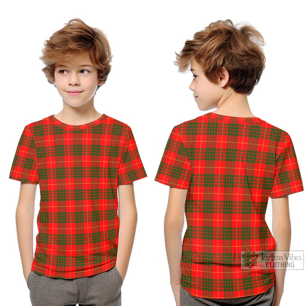 Cameron Modern Tartan Kid T-Shirt Youth XL Size14 - Tartanvibesclothing Shop