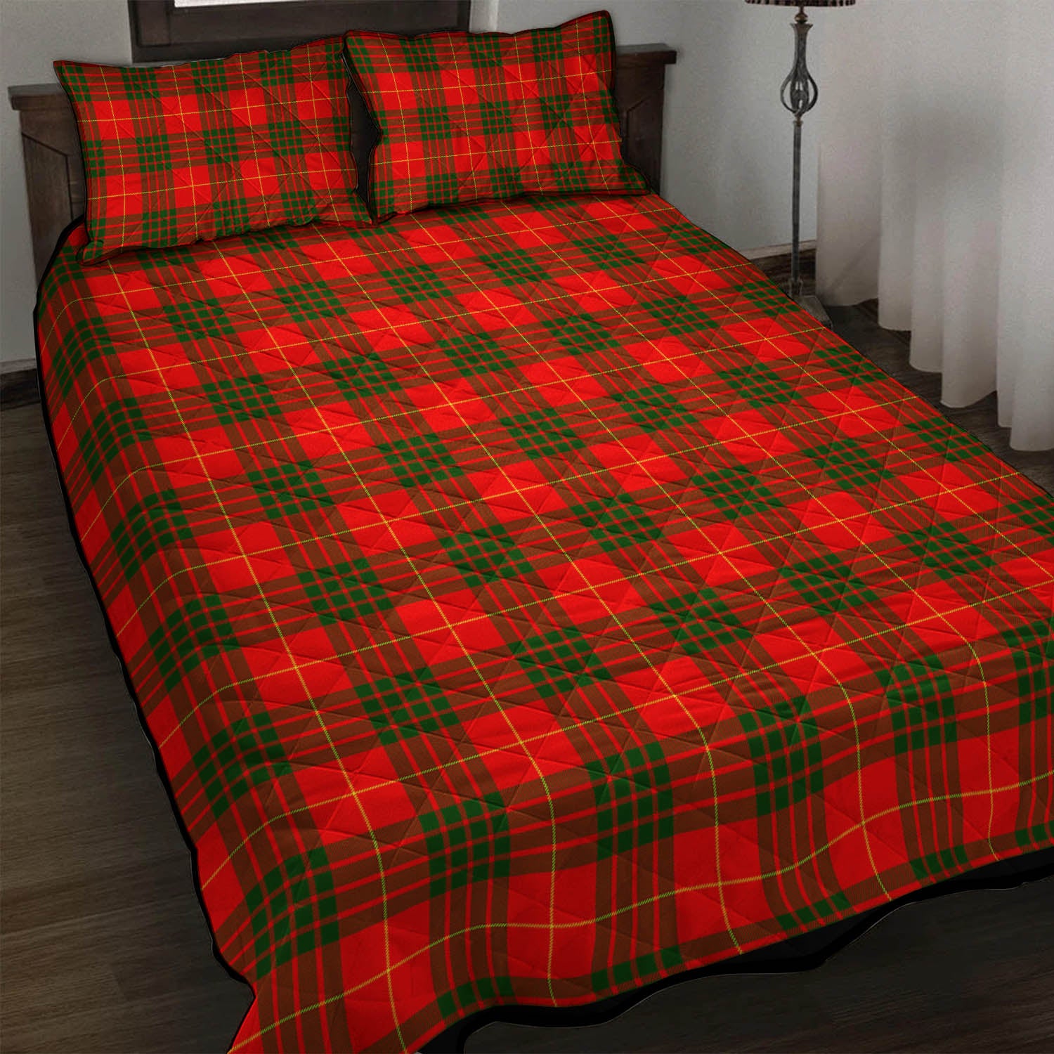 Cameron Modern Tartan Quilt Bed Set - Tartan Vibes Clothing