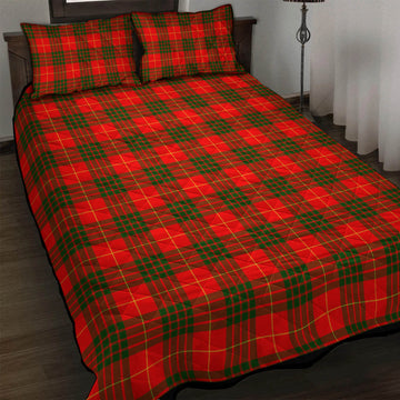 Cameron Modern Tartan Quilt Bed Set