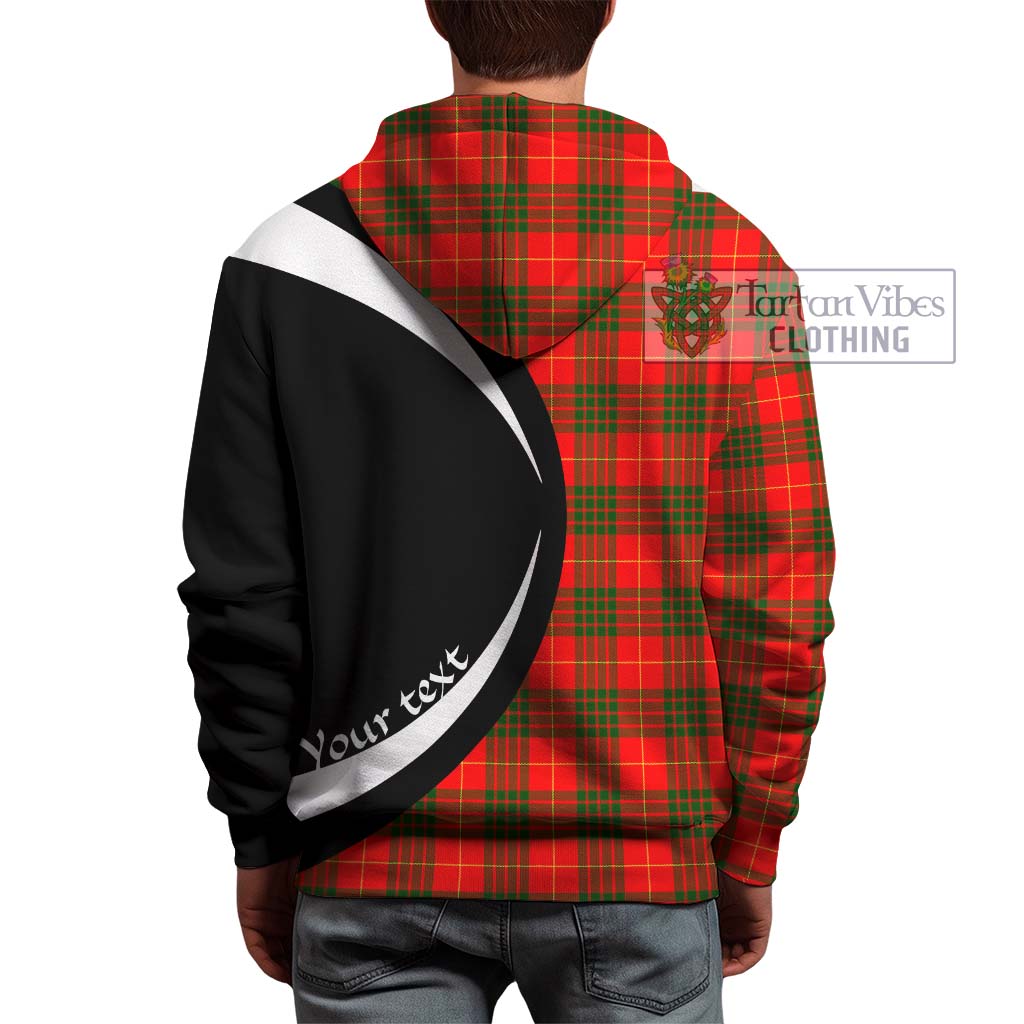 Tartan Vibes Clothing Cameron Modern Tartan Hoodie with Family Crest Circle Style